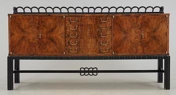 SIDEBOARD, art deco typ,  Brno, 1900-talets mitt.