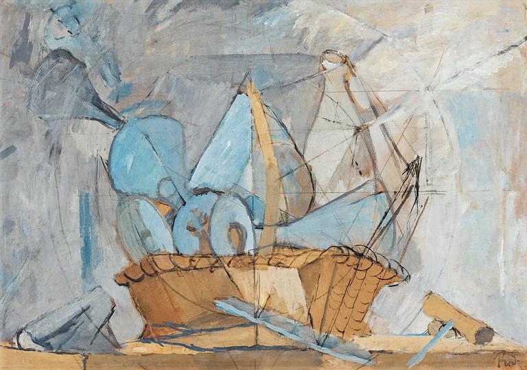 Ragnar Sandberg, "Korg med glas".