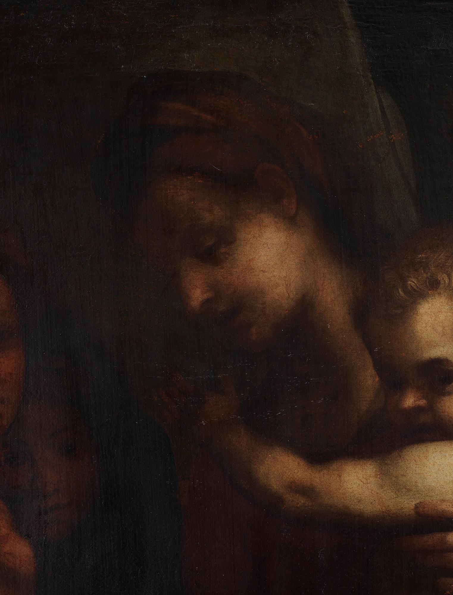 Antonio Allegri Correggio In the manner of the artist, The Madonna and Child with the Infant Saint John the Baptist.