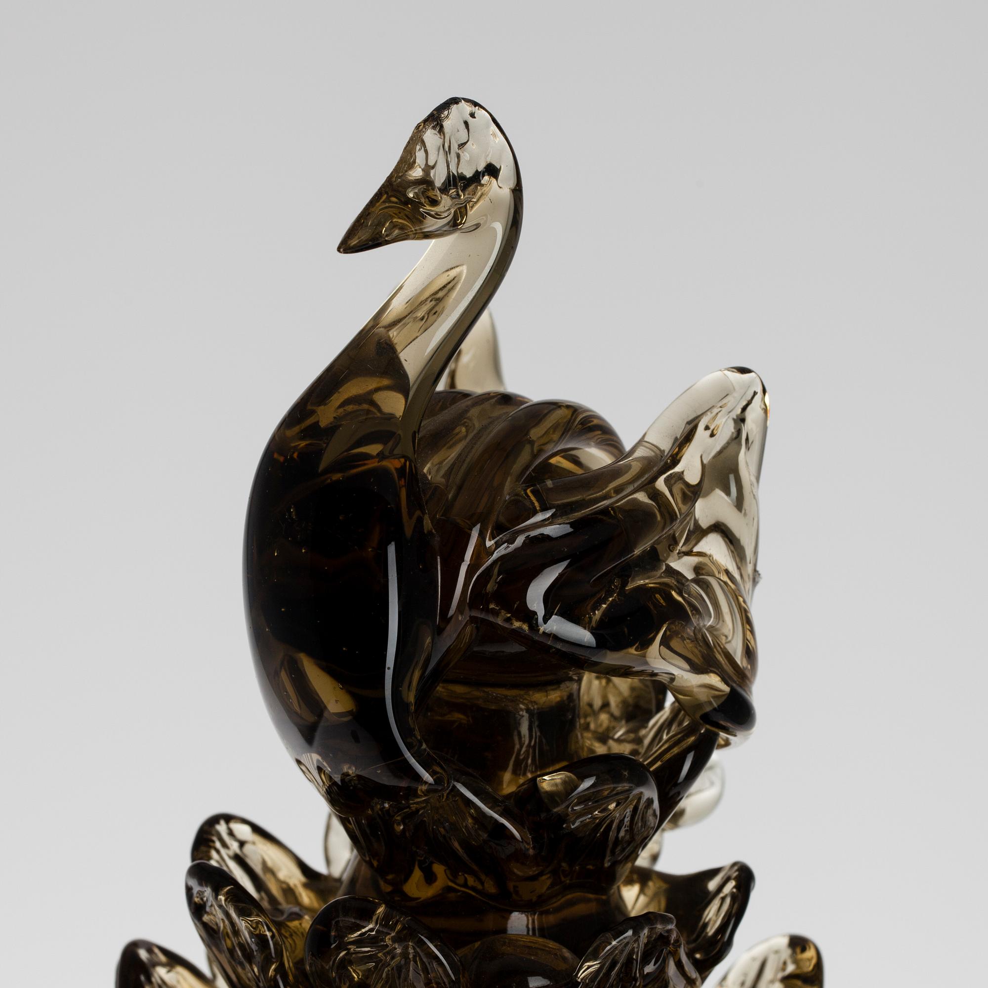 KARAFF, glas, troligen Italien, 1900-talets senare hälft.
