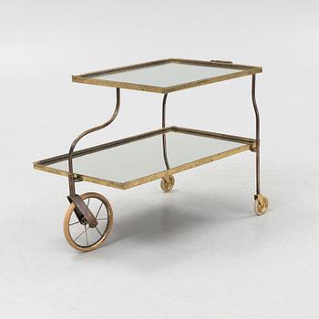 Josef Frank, a model 889 serving trolley, Firma Svenskt Tenn, Sweden, mid 20th century.