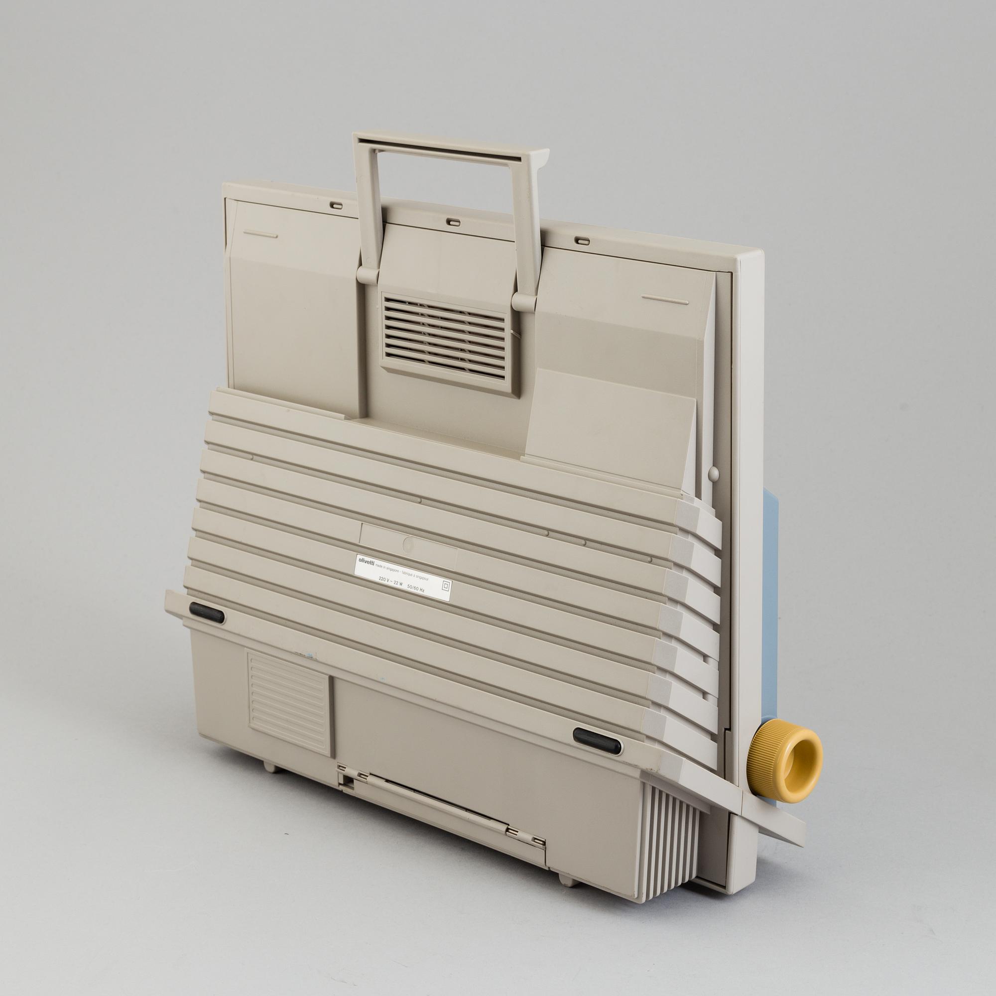 ETTORE SOTTSASS, PERRY A KING & MARIO BELLINI, 2 typewriters.