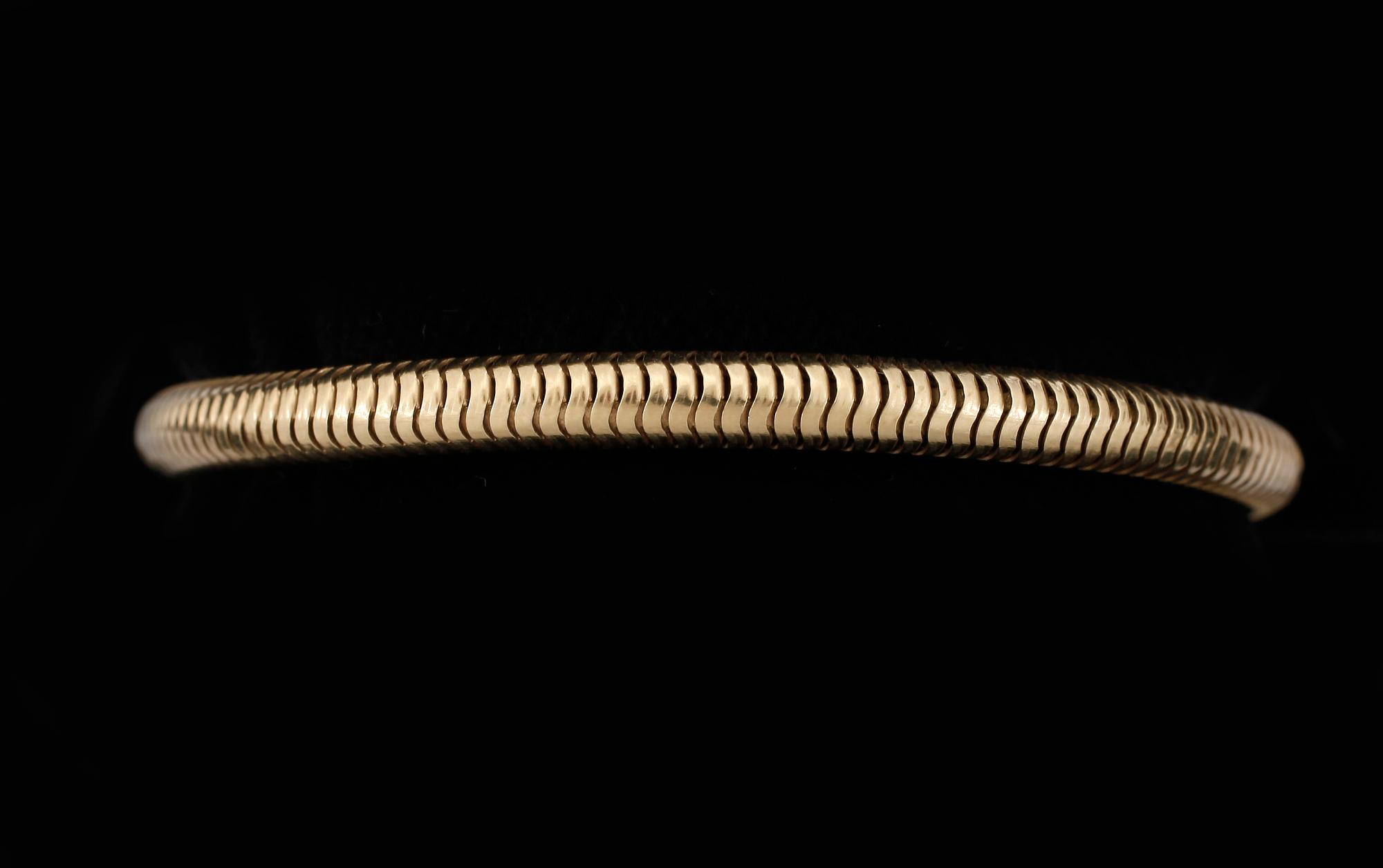 ARMBAND, 18 K guld, ca 29 g.