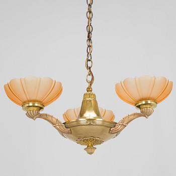 Paavo Tynell, taklampa modell 1206/3, Taito, 1930-tal.