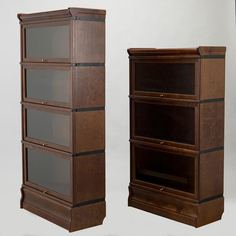 Seven book cabinets /book shelf for Boknäs,  21st century.