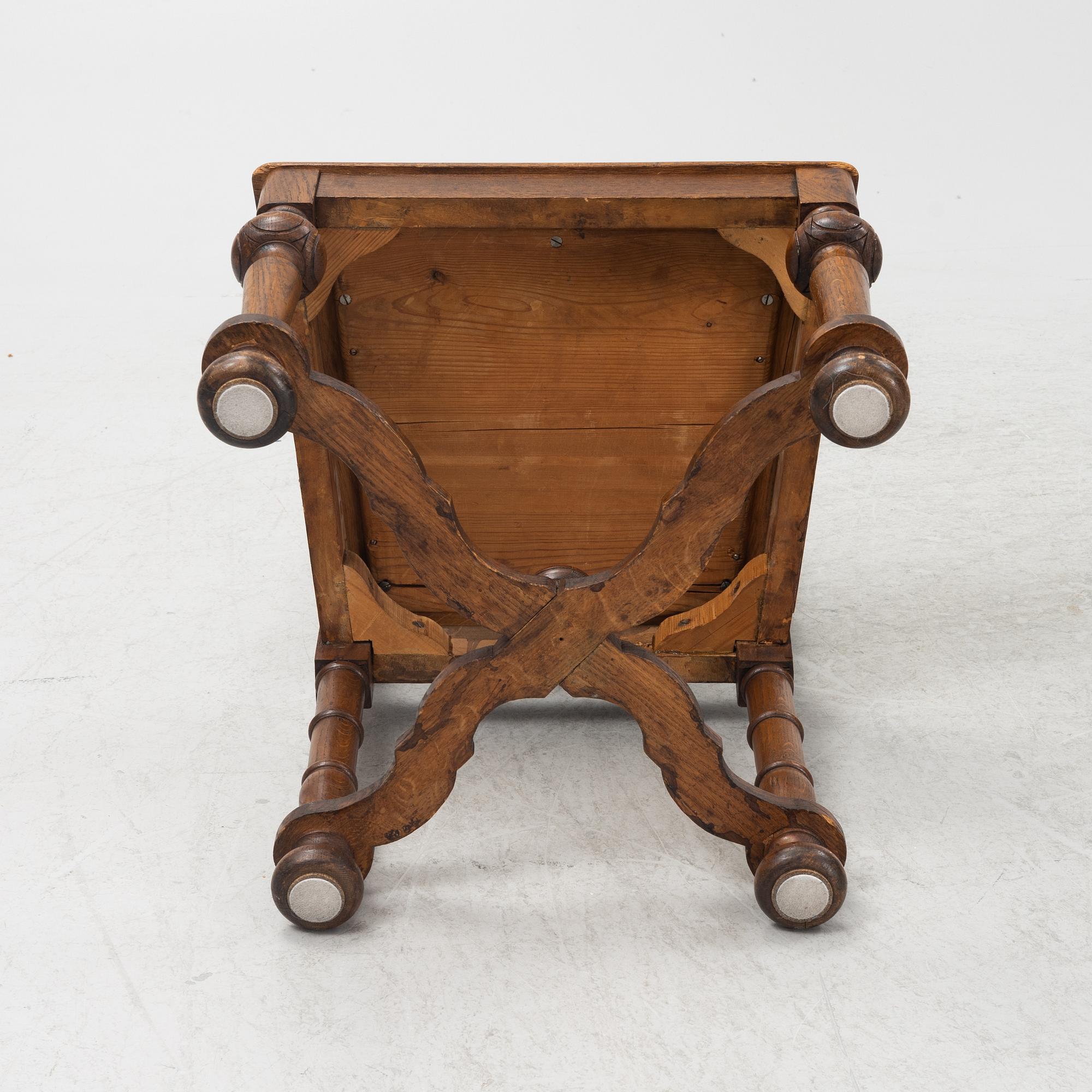 A set of eight Baroque style chairs, late 19th Century.