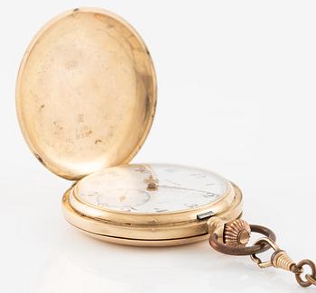 Cyma, pocket watch, hunter, 50 mm.