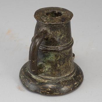 A 16th century bronze salut cannon.