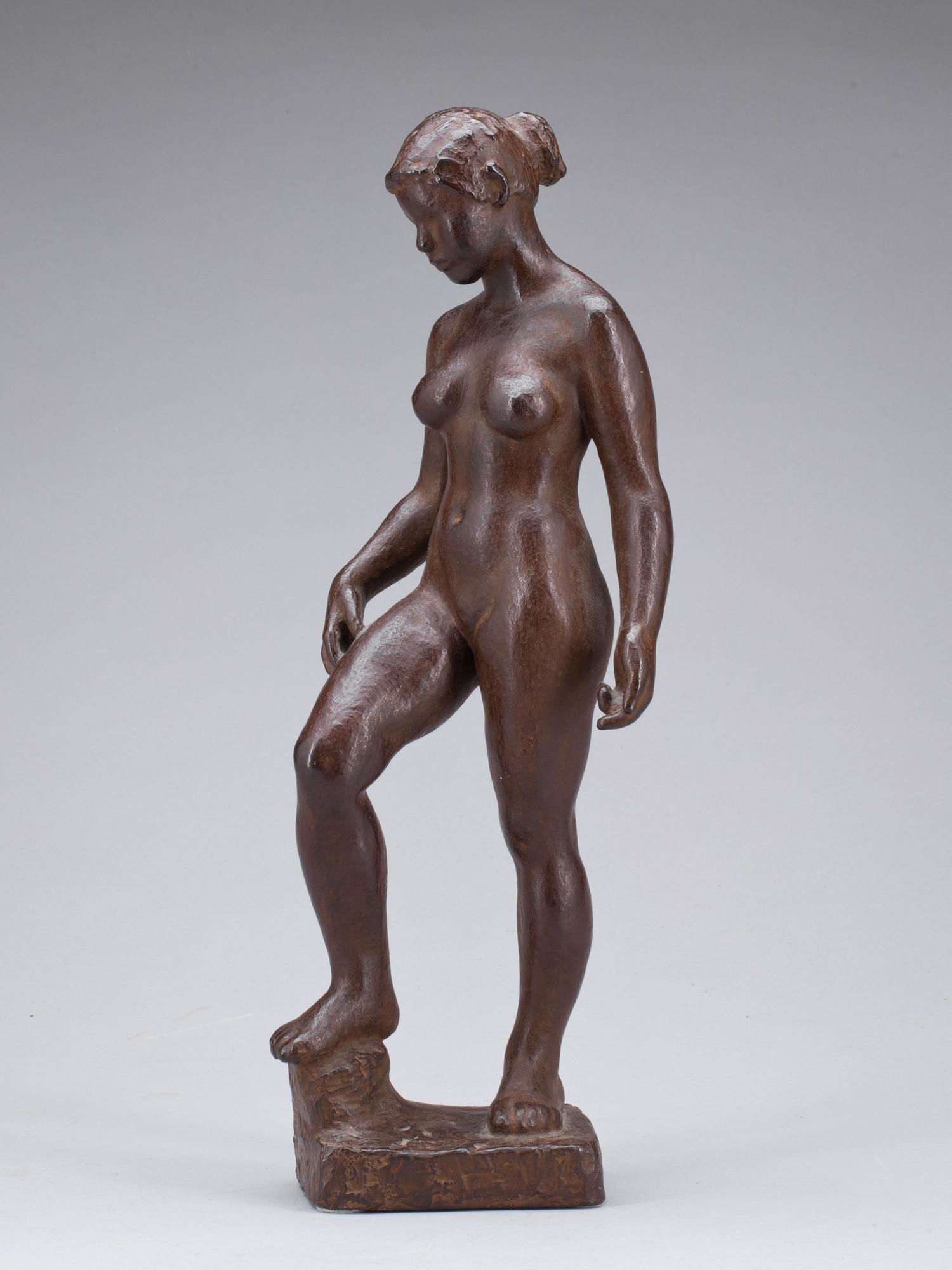 ANSGAR ALMQUIST, skulptur brons. Signerad och numrerad 1/8.