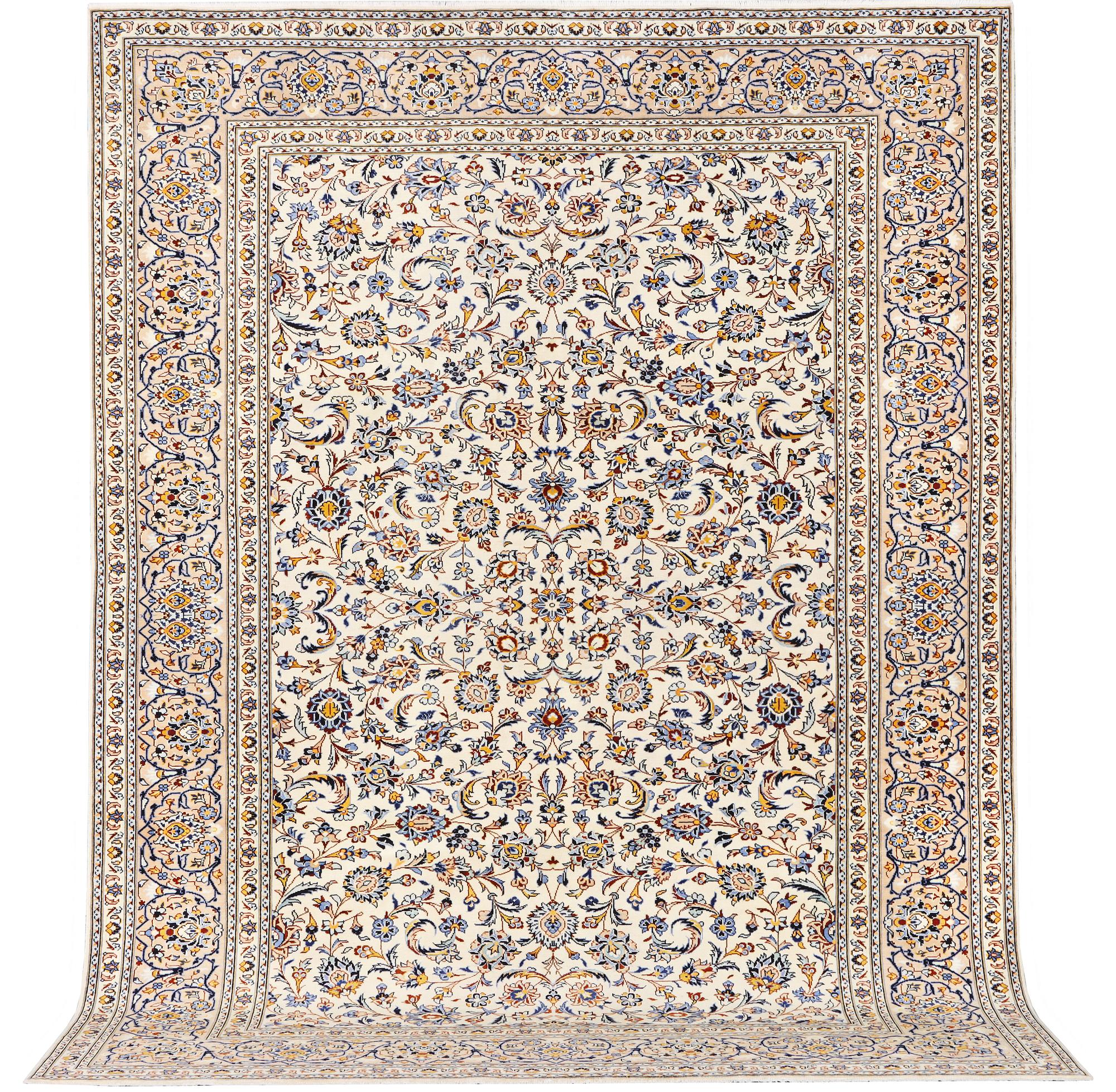 A Kashan carpet, c. 380 x 271 cm.