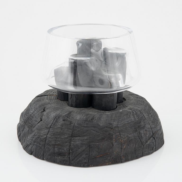 Co-Lab (Markus Emilsson, Camilla Carnmo, Carl-Oscar Karlsson), sculpture, "Allt Smör i Småland", 2016.