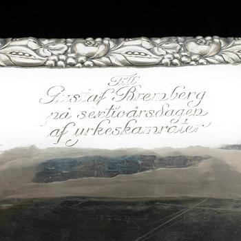 SKÅL, silver, CH Hallberg, importstämplad, 1917. Vikt 362 g.