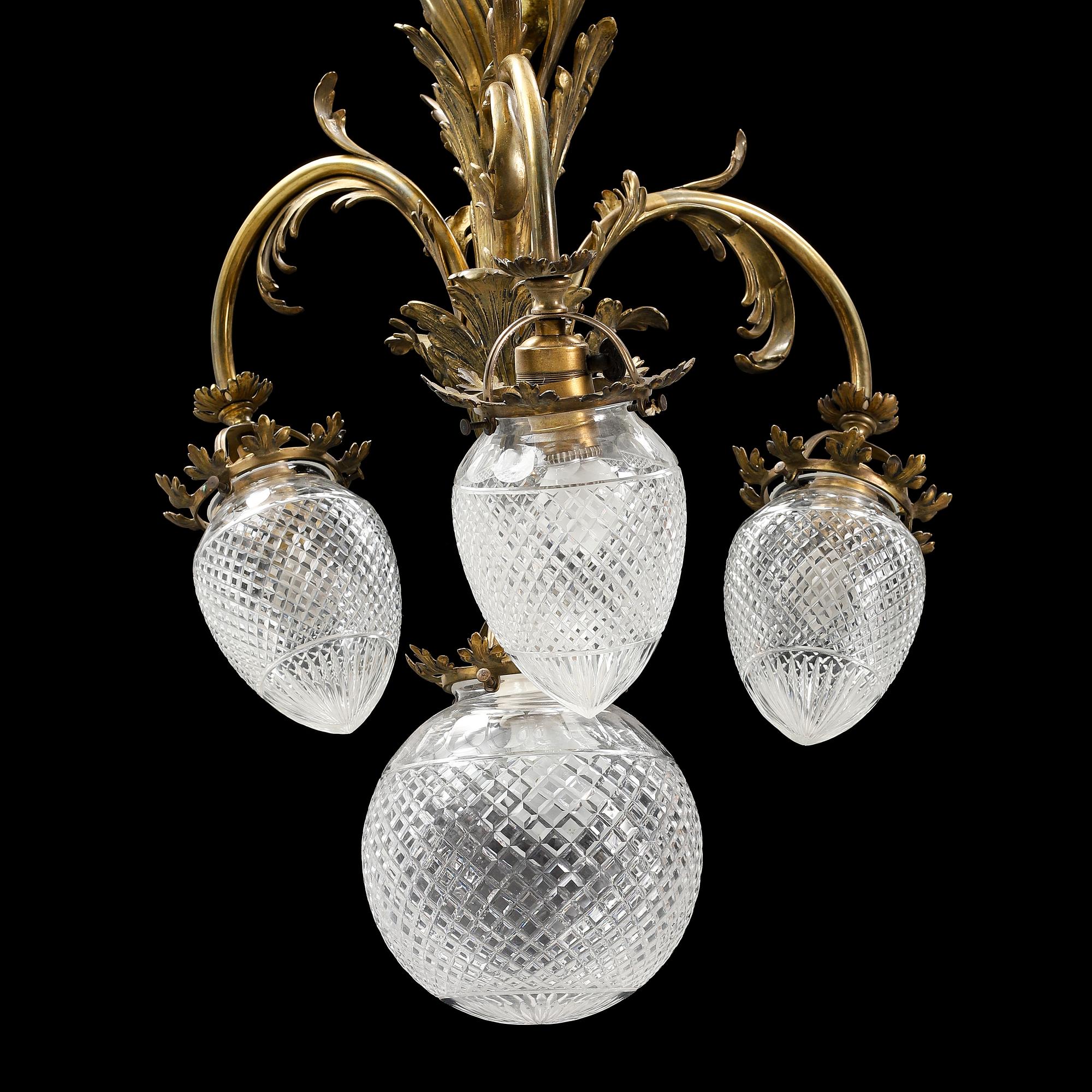 Ceiling lamp, late 20th century.