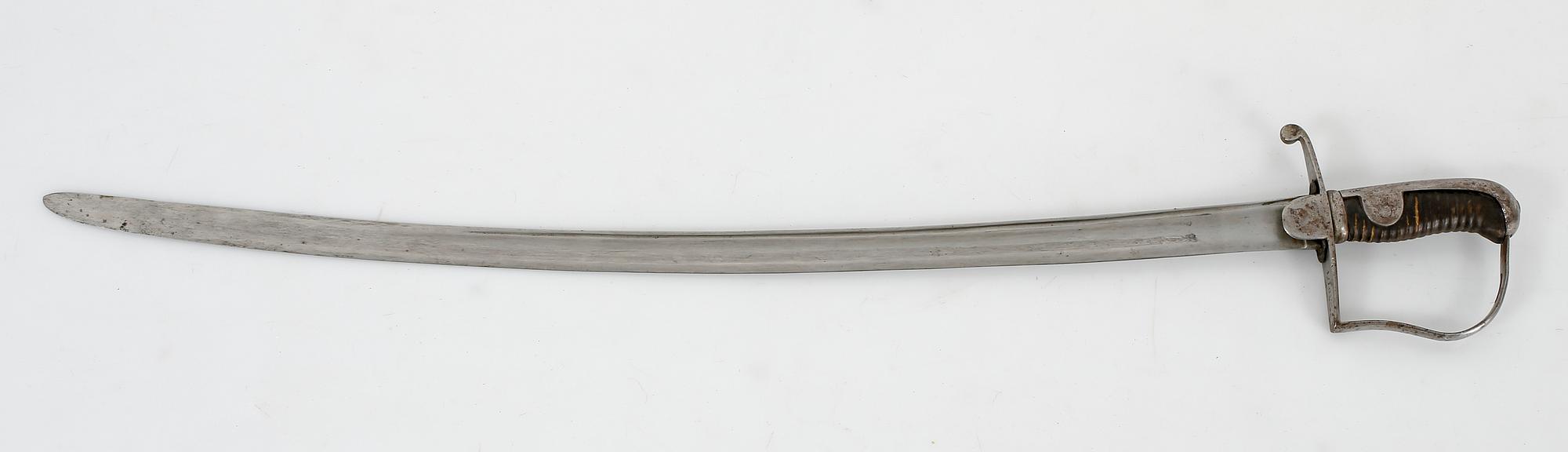 SABEL, Sverige, m/1831, för artilleriet.