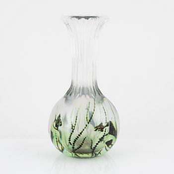 Edward Hald, a graal glass vase, Orrefors, Sweden, signed.