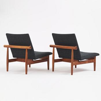 Finn Juhl, a pair of armchairs, "Japan", House of Finn Juhl, Denmark, 21st century.