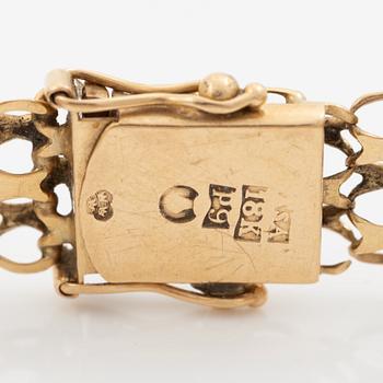 Bracelet, x-link, 18K gold.