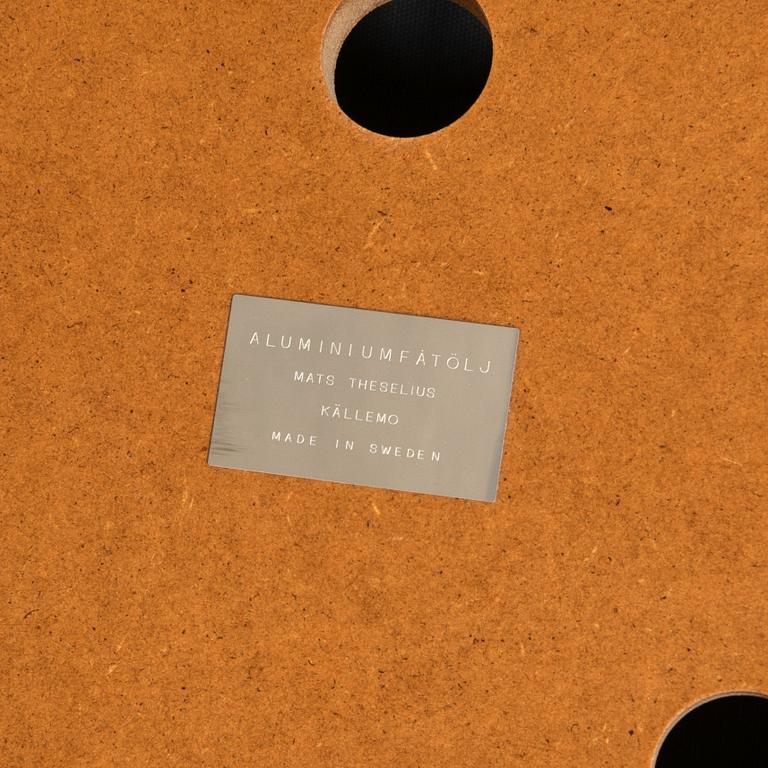 Mats Theselius, armchair "Aluminium Chair", Källemo.