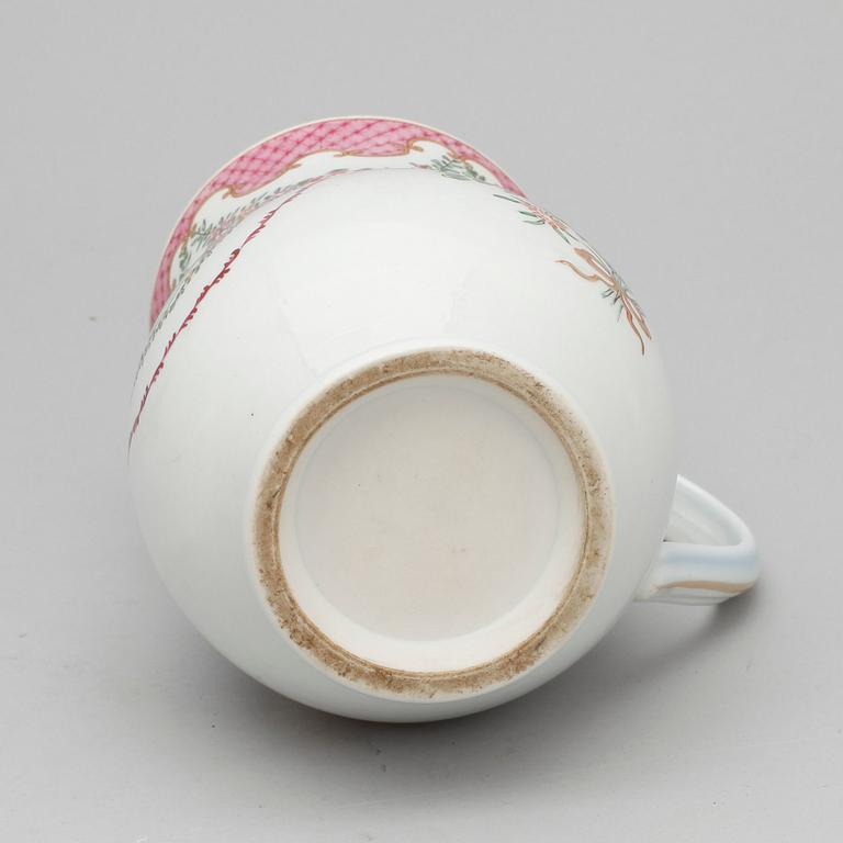 MUGG, porslin, möjligen Samson, Frankrike, 1800-talets slut.