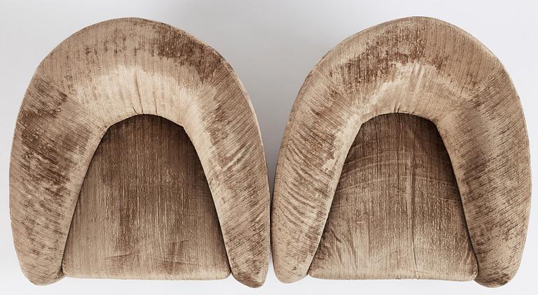 Roberto Lazzeroni, a pair of "Hudson" easy chairs, Ipe Cavalli, Italy, post 1996.