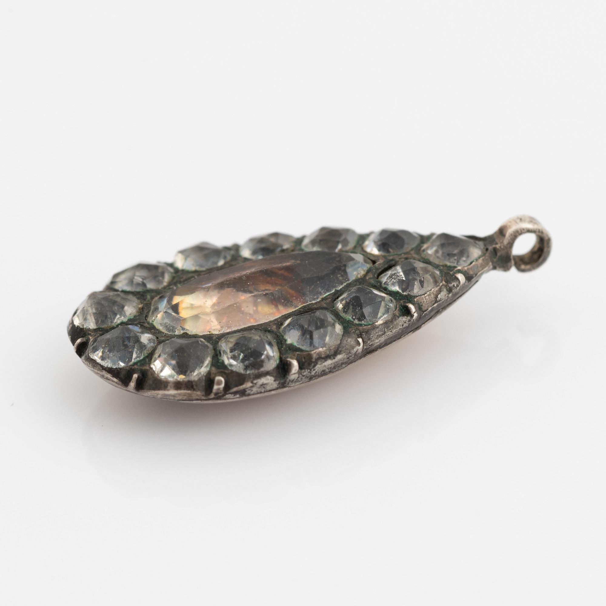 Paste pendant, most likely 1800's.