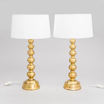 A pair of Enco no. 69 table lamps from second half of the 20th century.