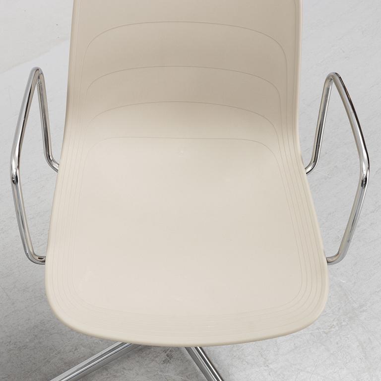 Johannes Foersom & Peter Hiort-Lorenzen, a set of six 'Grade' chairs from Lammhults, designed 2014.