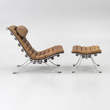 Arne Norell, An 'Ari' armchair with footstool, Norell Möbel, Aneby.
