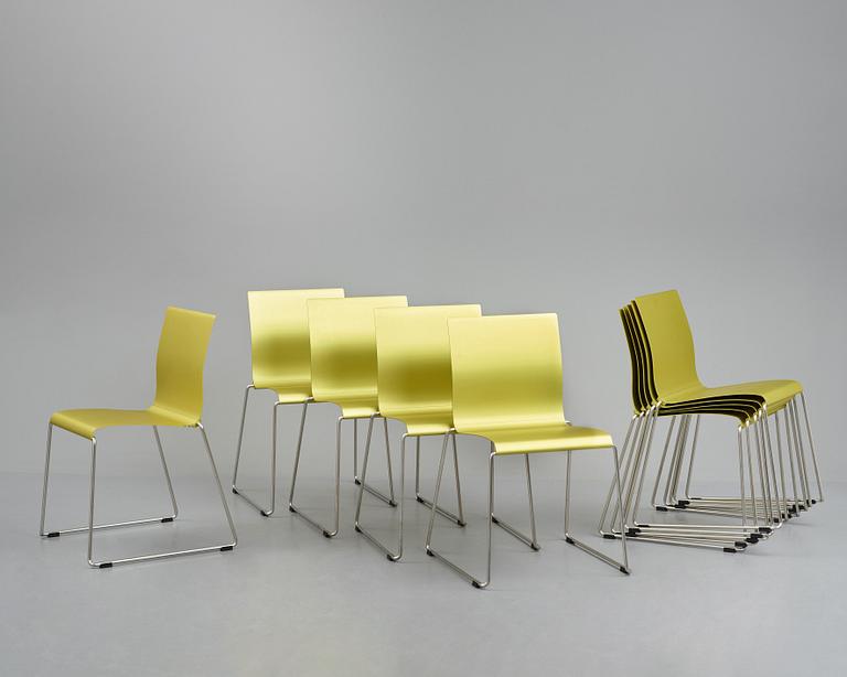 Fredrik Mattson, & Stefan Borselius, a set of 10 chairs, "Sting", Blå Station, Sweden, post 2003.