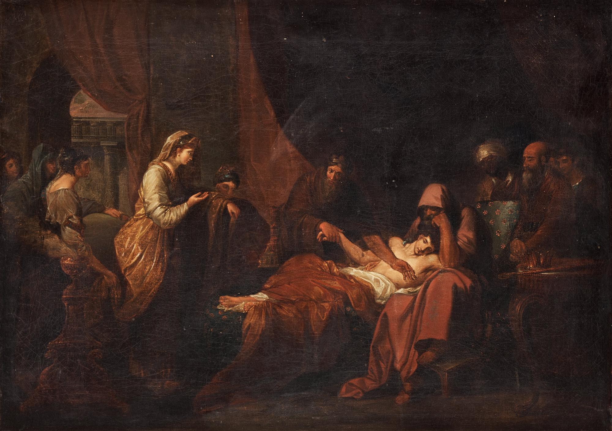 Benjamin West Efter, Erasistratus upptäcker Antiochus kärlek för Stratonice.