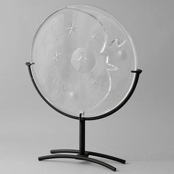 FAT, glas, signerad MR, Orrefors, 1900-talets fjärde kvartal.