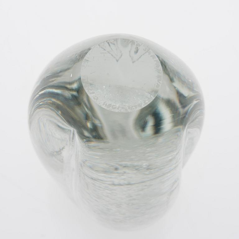 TIMO SARPANEVA, GLASSKULPTUR. Claritas. Sign. Timo Sarpaneva, Iittala 1984, C1751.