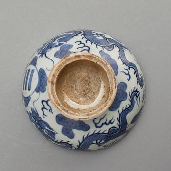 SKÅL, porslin, Kina sent 1800-tal.