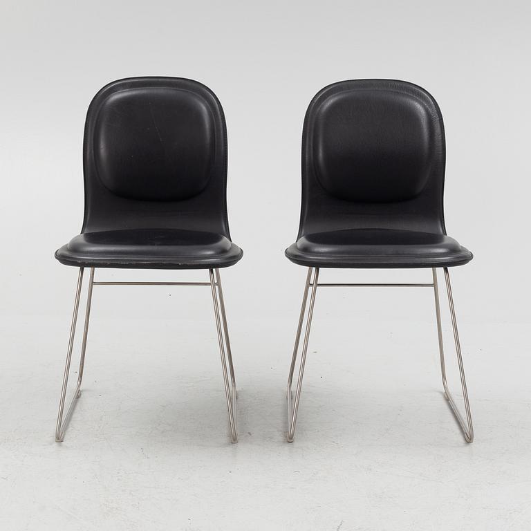 Jasper Morrison, stolar, 8 st, "Hi Pad", Cappellini, Italien.