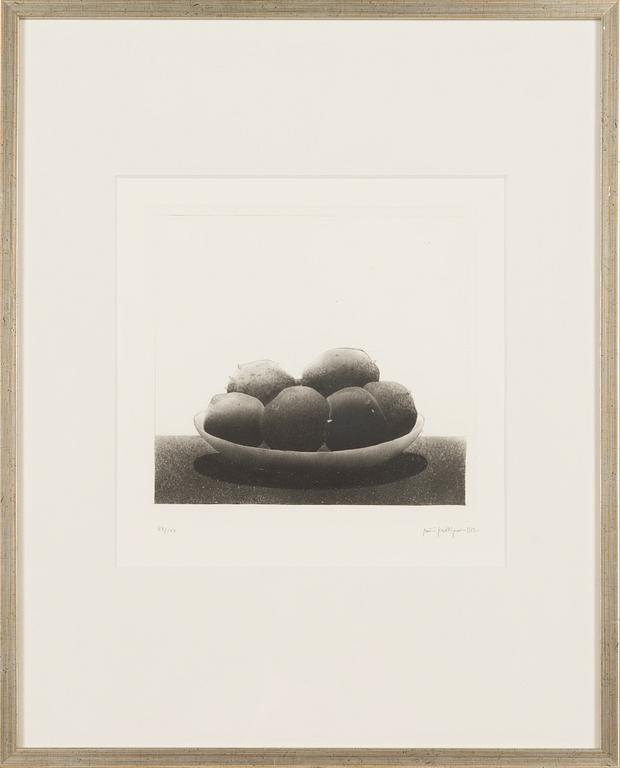 Pentti Kaskipuro, etching, dry-point and aquatint, signed and dated 1982, numbered 88/100.