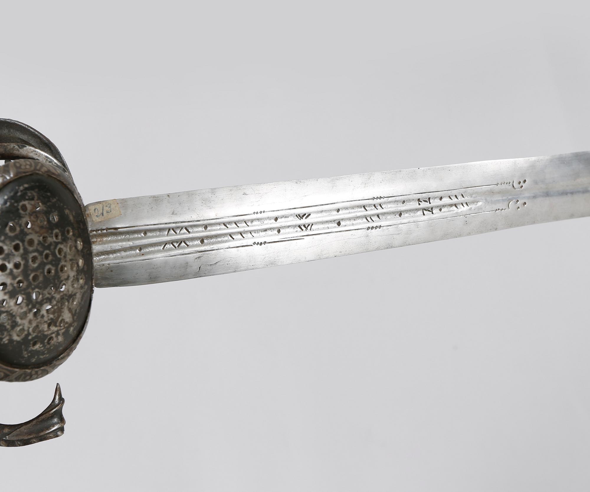 A sword, possible 17th century.