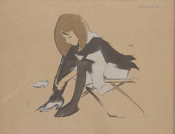 Helene Schjerfbeck, Silkkikenkä.