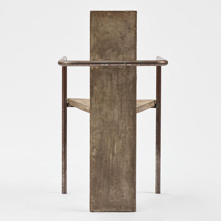 Jonas Bohlin, karmstol, "Concrete", provex, Källemo, Värnamo, efter 1981.