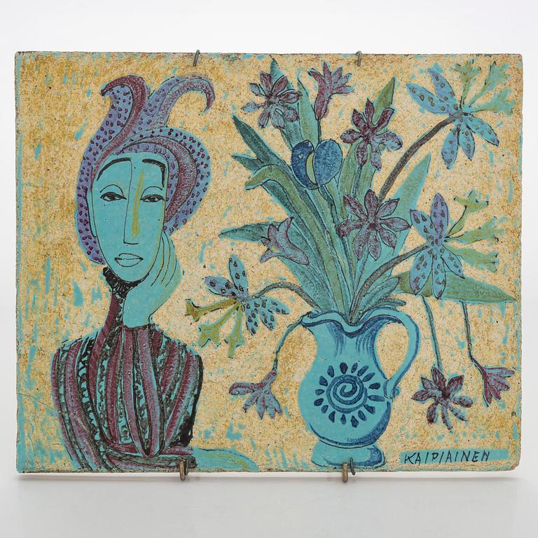 Birger Kaipiainen, a 1940s wall relief, signed Kaipiainen.