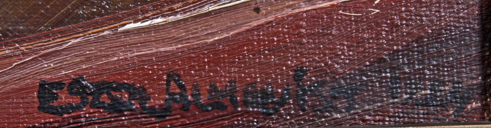 ESTER ALMQVIST, olja på duk, sign och otydl dat 1924?.