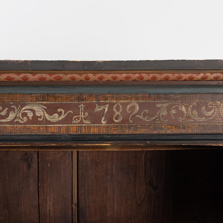 Cabinet, folk art, Germany, 18th century.