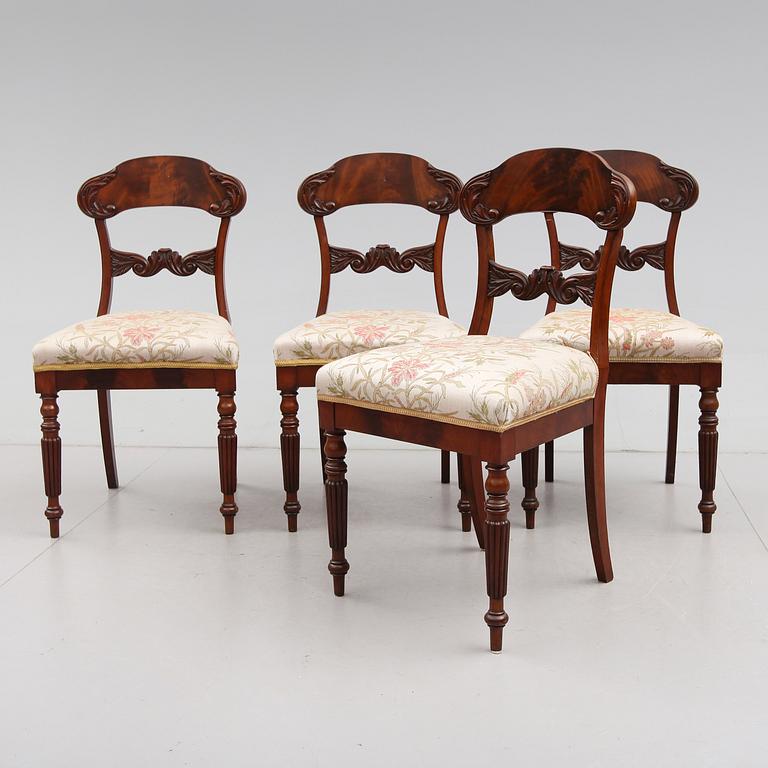 STOLAR, 4 st, senempire, 1800-talets mitt.