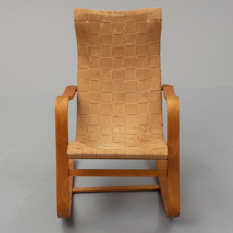 A rocking chair by Gustaf Axel Berg, probably 1940's.