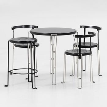 Börge Lindau, Café set, 5 pieces, “Oblado”, Blå Station.