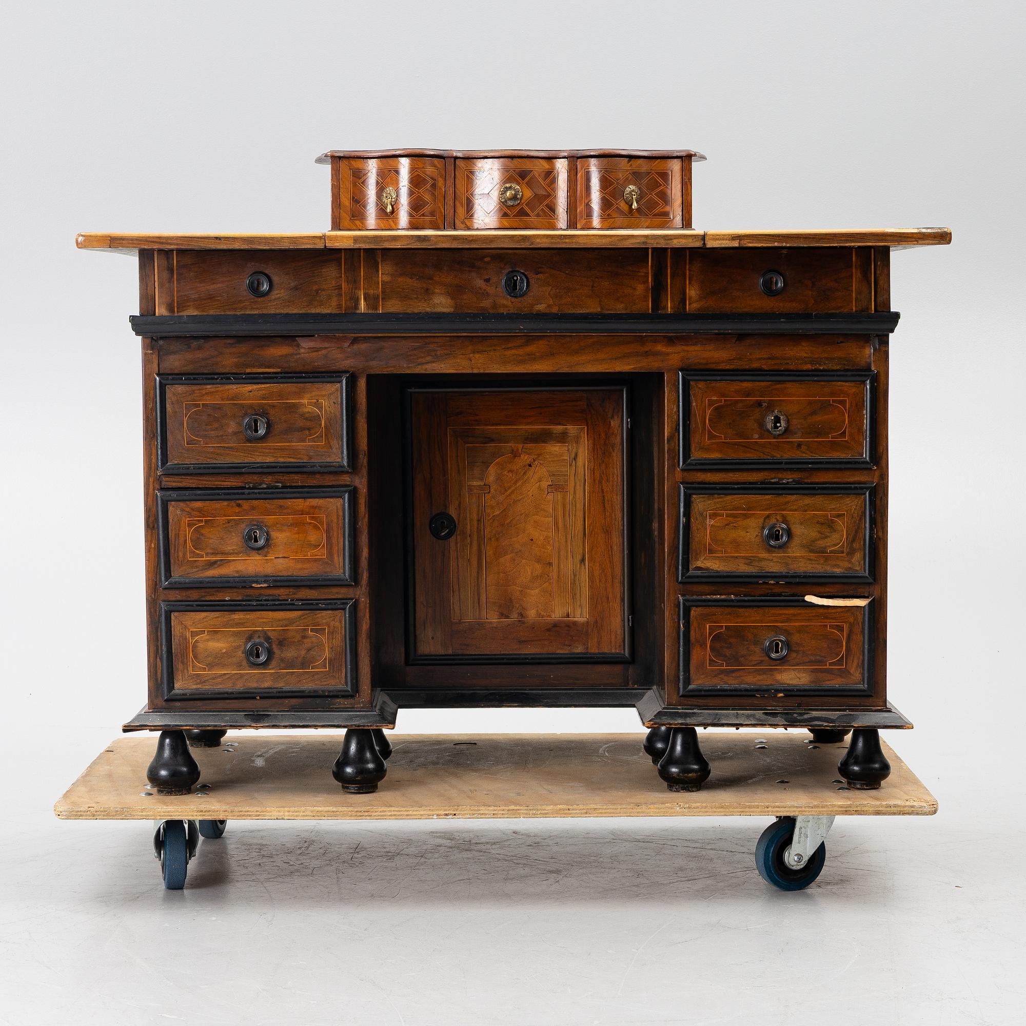 A late-Baroque desk, early 18th century.