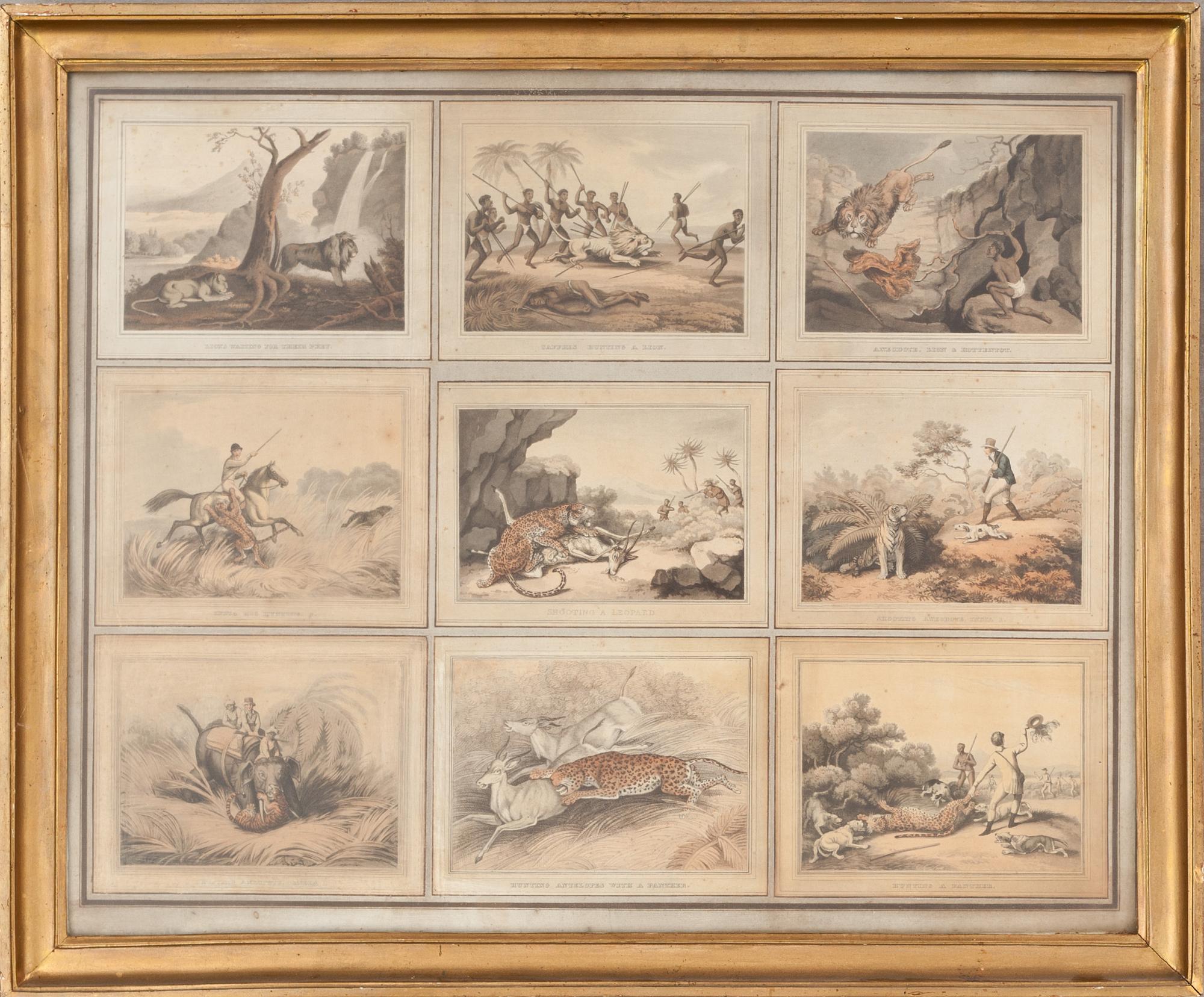 AKVATINTER, 50 st. 1800-talets första hälft.
