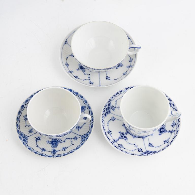 An 37-piece 'Musselmalet' porcelain service, Royal Copenhagen, Denmark.