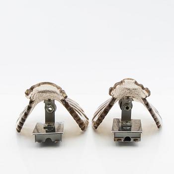 Wall lamps, 20th century.