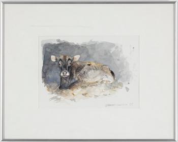 LENNART OLAUSSON, water colour, signed and dated -88.