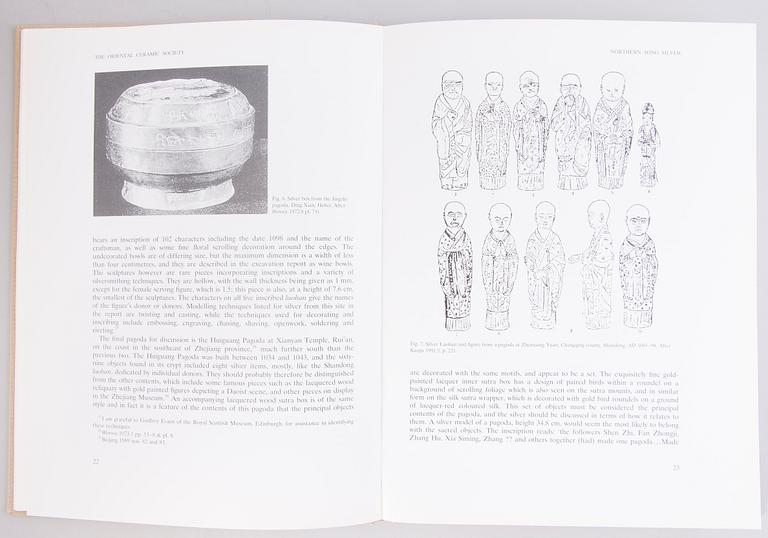 KIRJOJA 9 KPL, Transactions of the Oriental Ceramic Society, London 1991-2004.